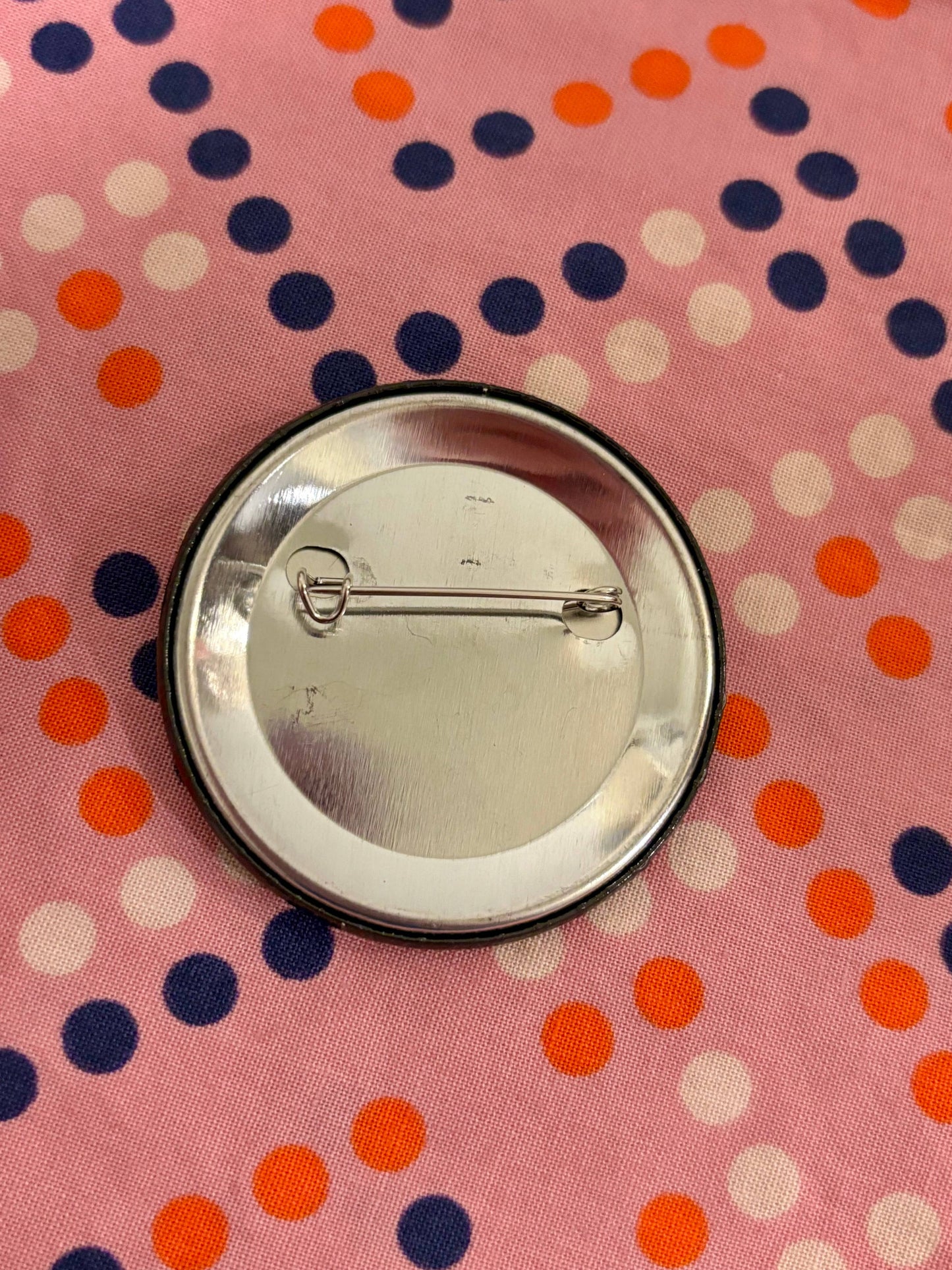 2.25" Pinback buttons - ADHD Knitting Club