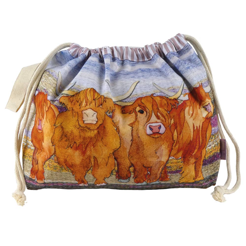 Highland Cow - Drawstring Bag