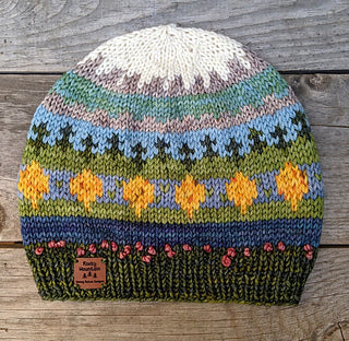 Rocky Mountain Beanie Knitting the National Parks