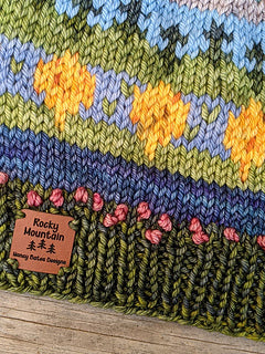 Rocky Mountain Beanie Knitting the National Parks