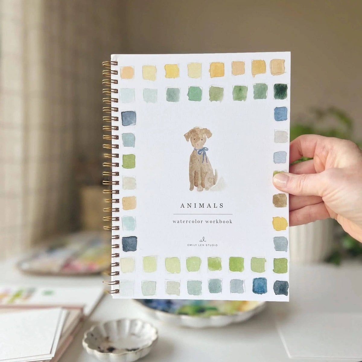 Animals Watercolor Workbook by Emily Lux