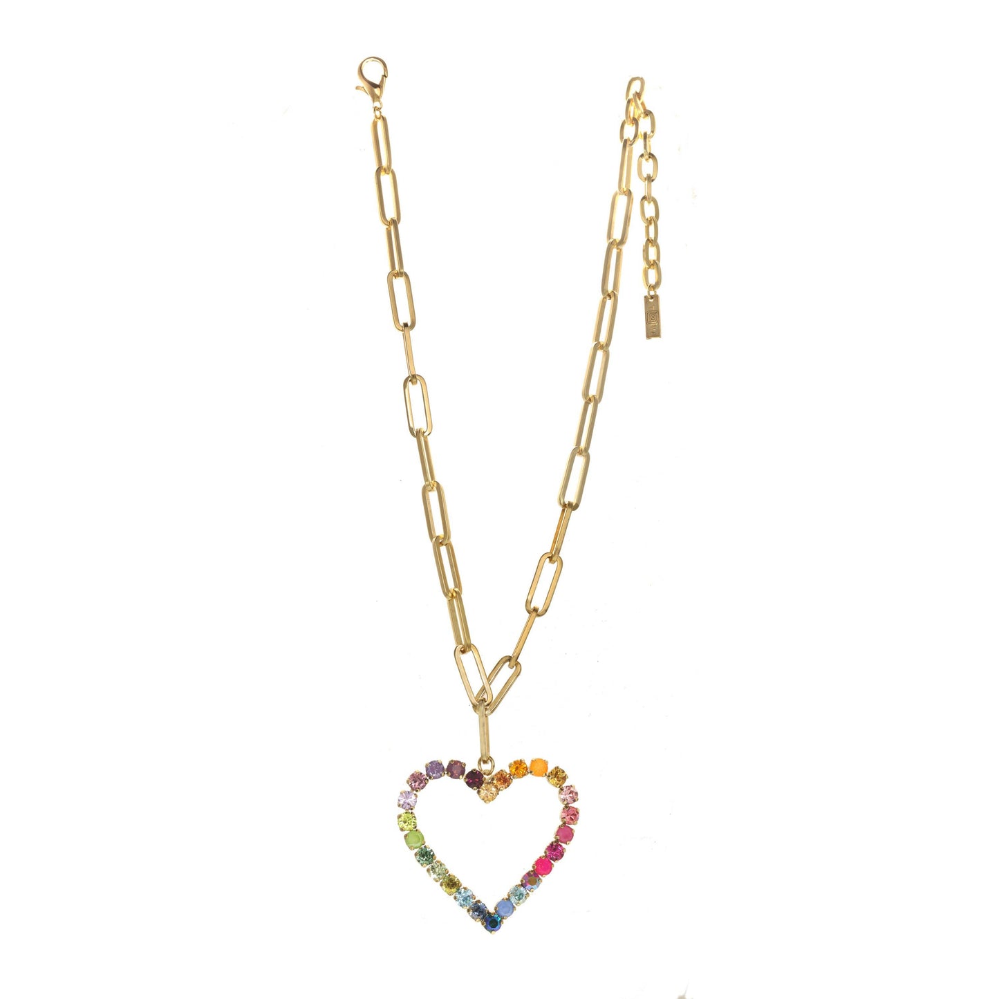 Watermelon Heart Necklace by TOVA (N110104WAT)