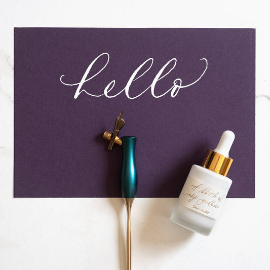 White Calligraphy Ink