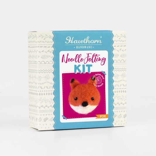 Fox Brooch Needle Felting Kit | Complete Craft Kit