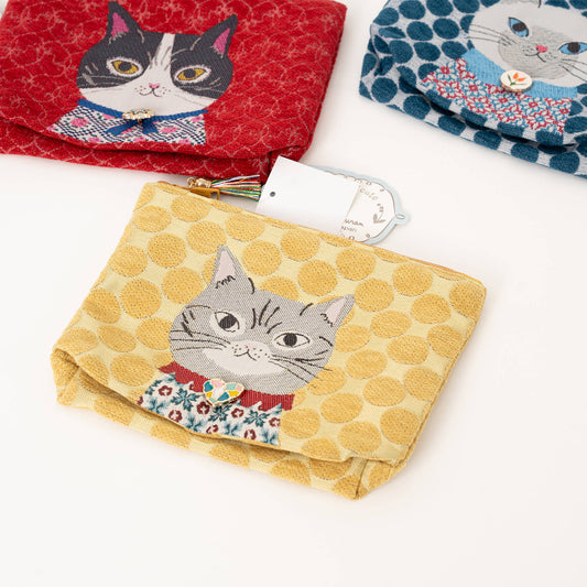 Kusuguru Japan "Honey Bean Princess" Jacquard Pouch