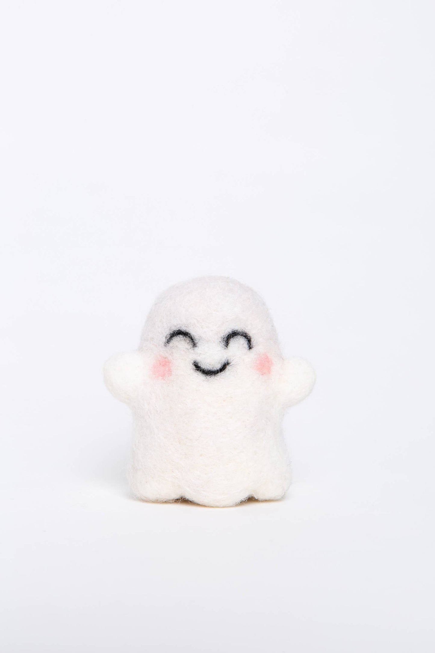 Happy Ghost Mini Needle Felting Kit | Beginner Craft Kit