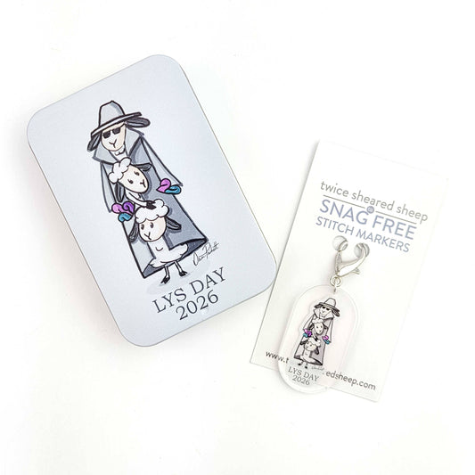 2026 LYS Day Exclusive Stitch Marker Storage Tin