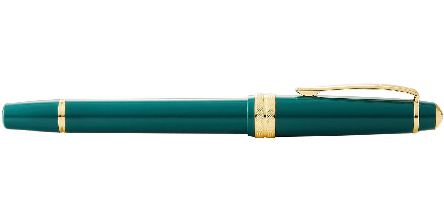 Bailey Light™ Polished Green Resin and Gold Tone Fine Nib Fountain Pen