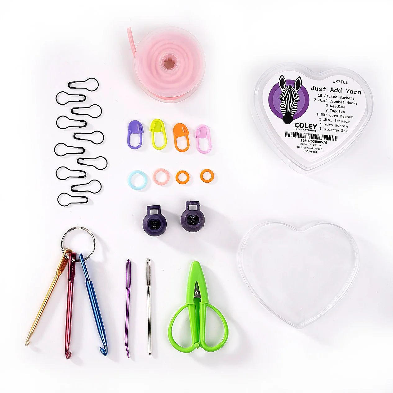 Just Add Yarn Kit in Heart by Coley Craft
