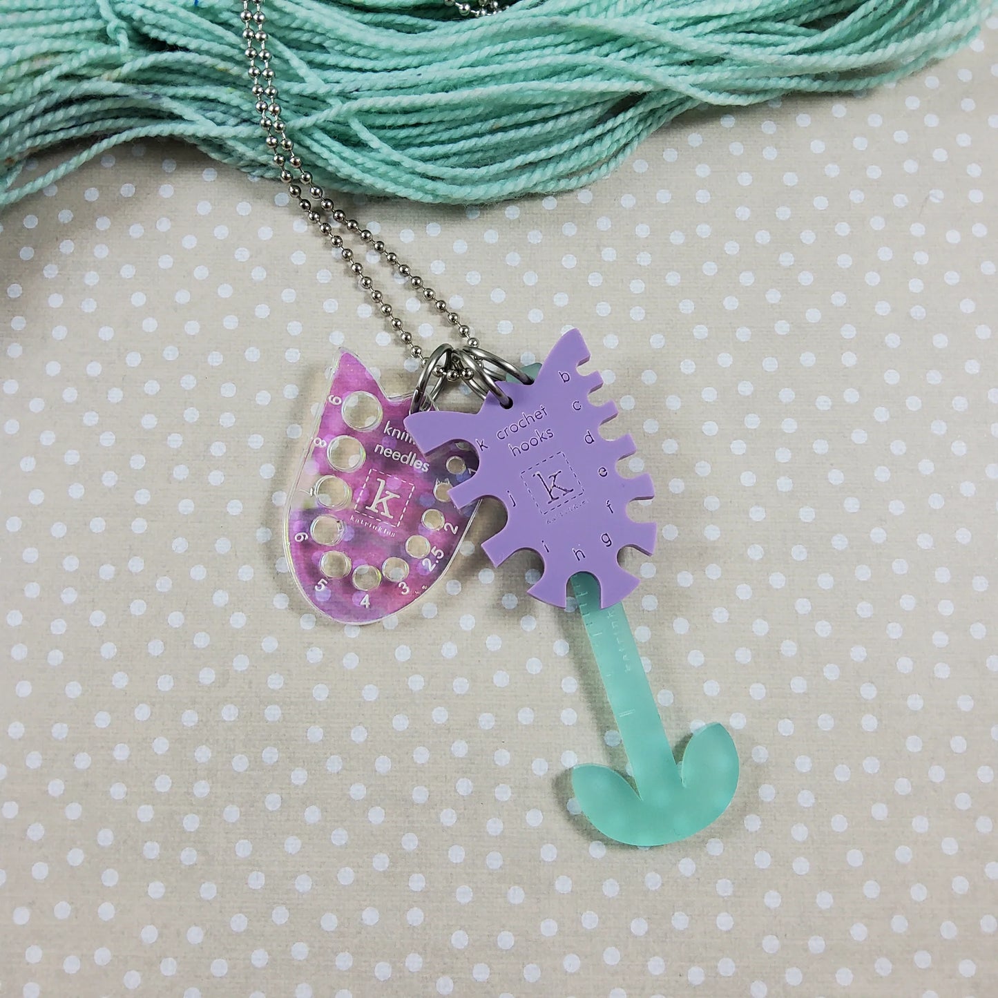 Tiny Tool Flower Necklace by Katrinkles