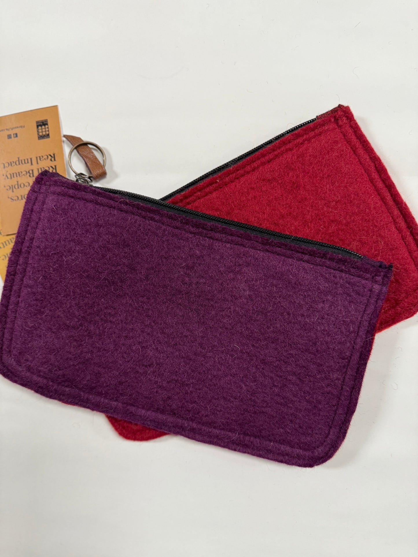 Modern 2-Tone Pouch by Fibres of Life