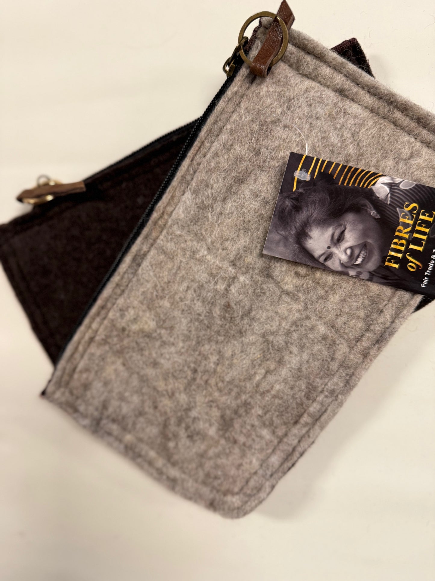 Modern 2-Tone Pouch by Fibres of Life
