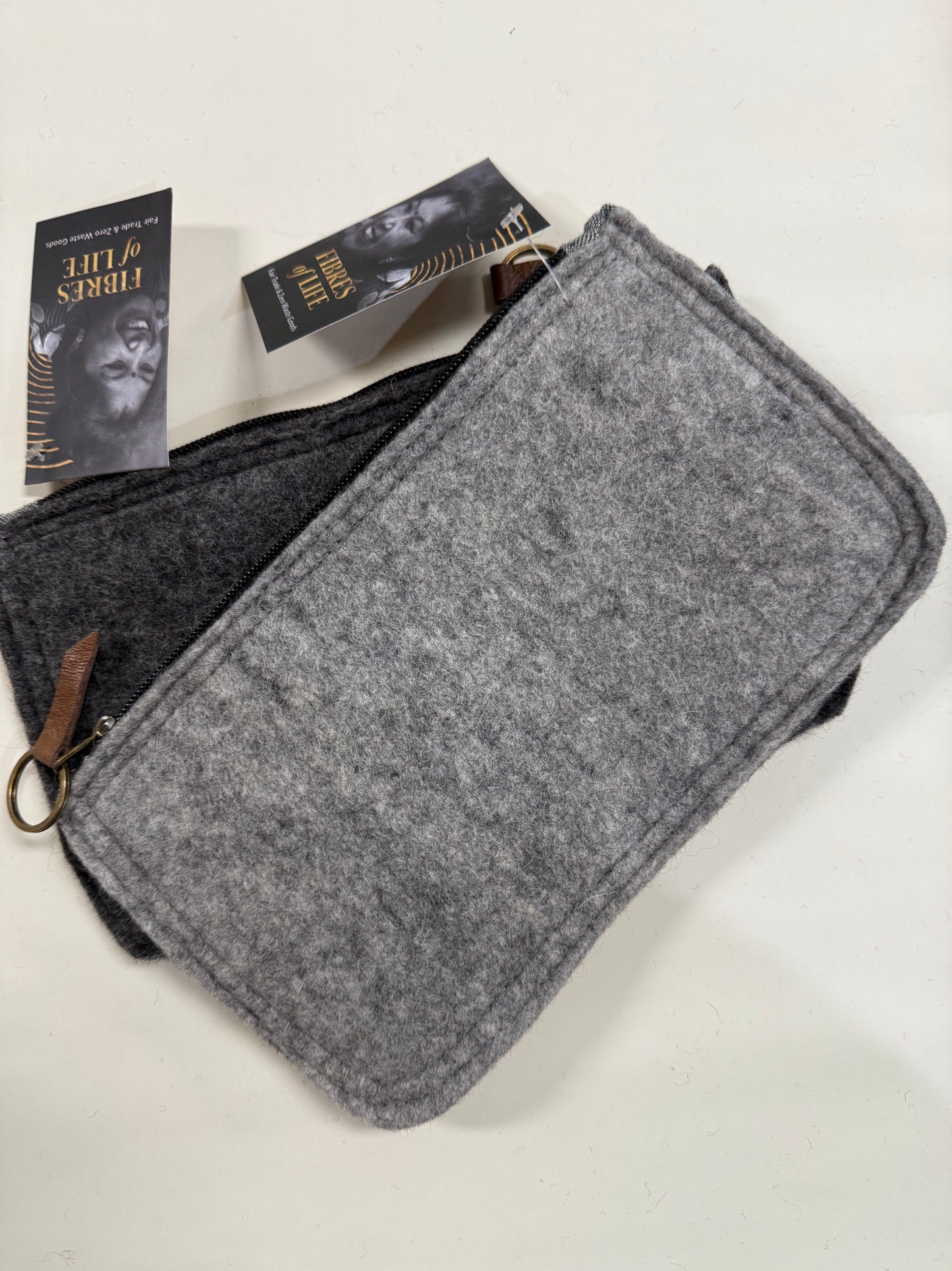 Modern 2-Tone Pouch by Fibres of Life