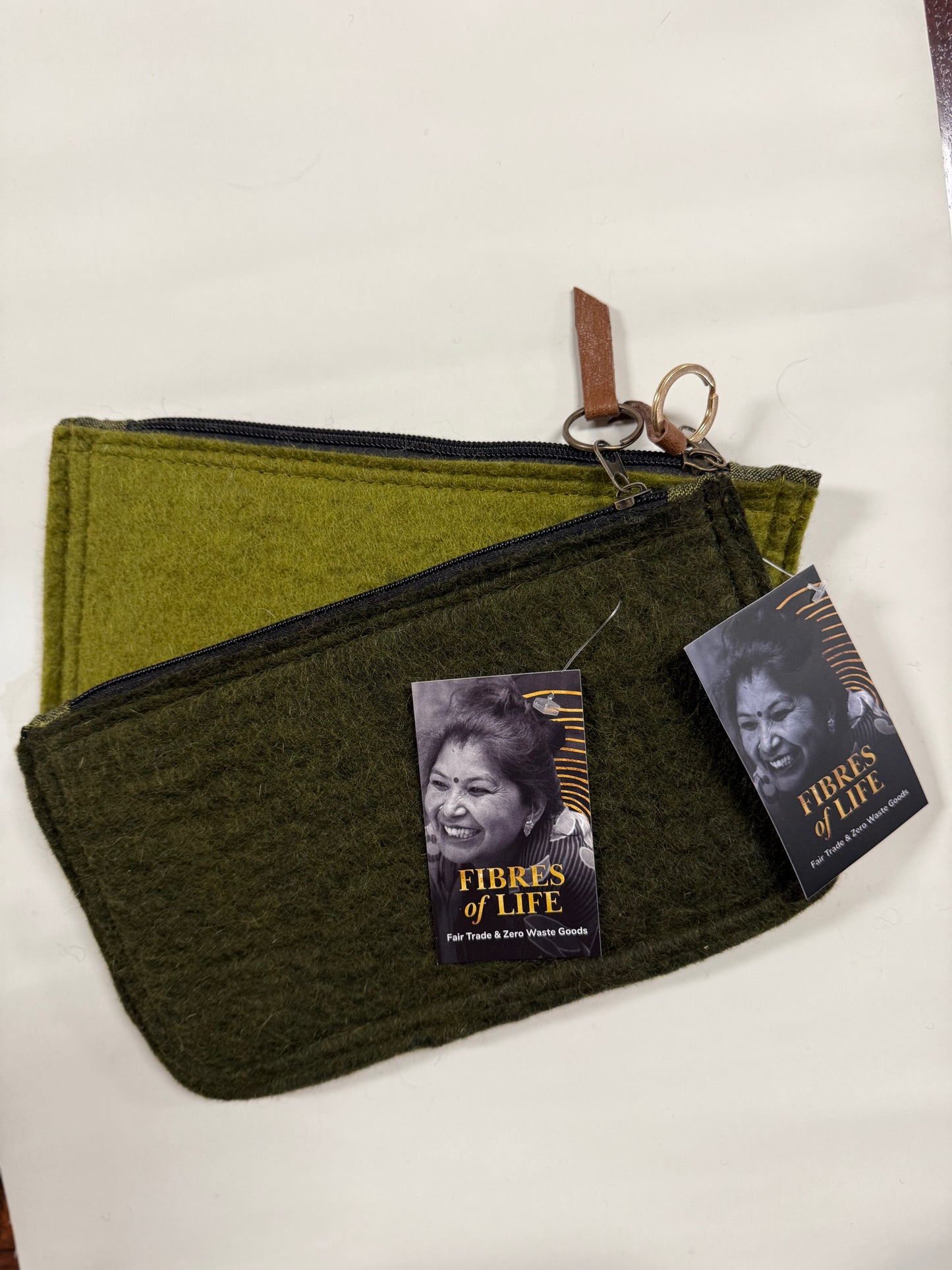 Modern 2-Tone Pouch by Fibres of Life