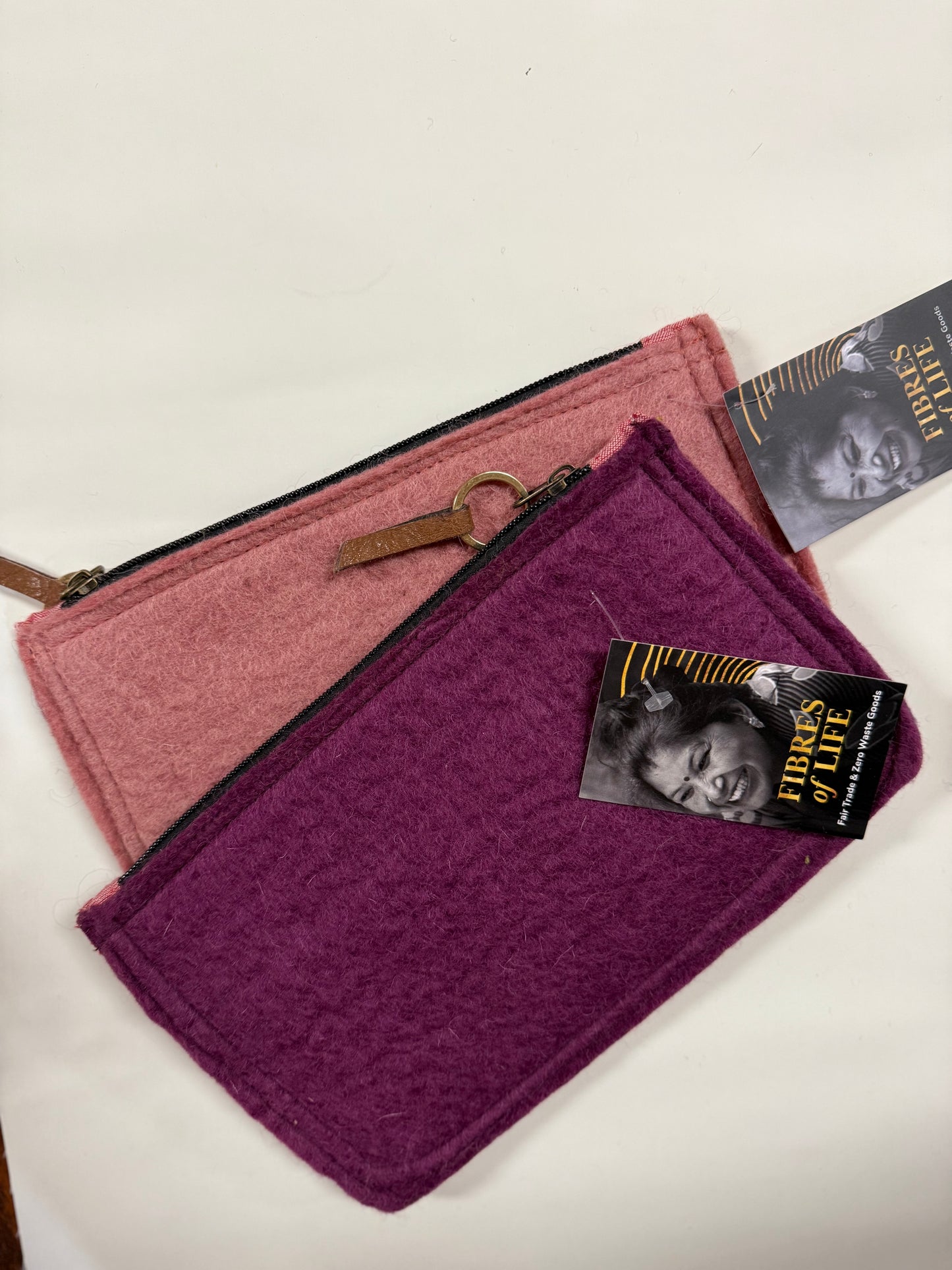 Modern 2-Tone Pouch by Fibres of Life