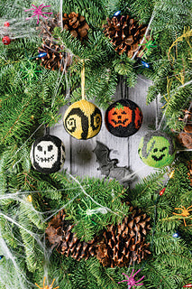 Halloween Town Ornaments from "The Nightmare Before Christmas by Tanis Gray"