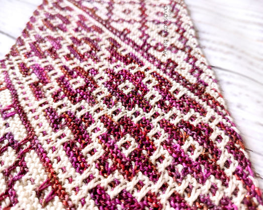 Kilim Scarf Kit - Featuring Miss Babs Yarn