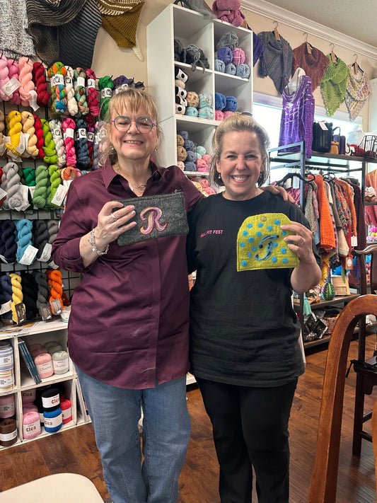 Needle Felting Pouch Workshop