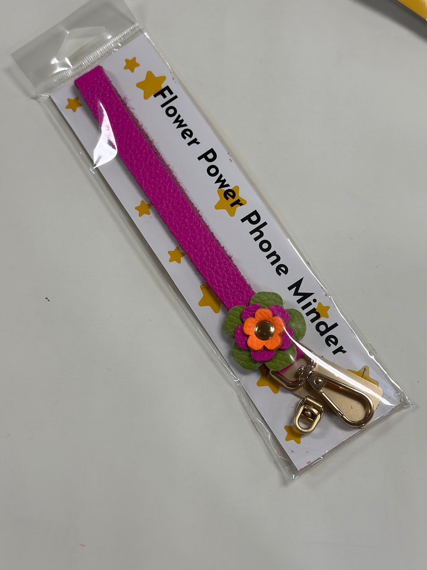 Flower Power Phone Minder by Lemonwood