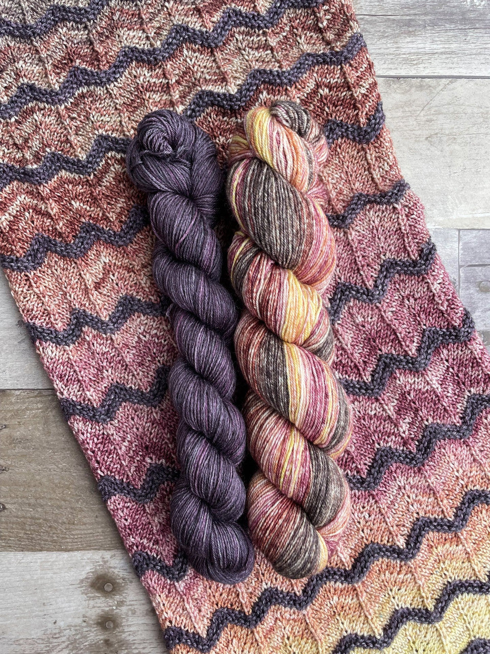 Striata Cowl Kit by Polka Dot Sheep