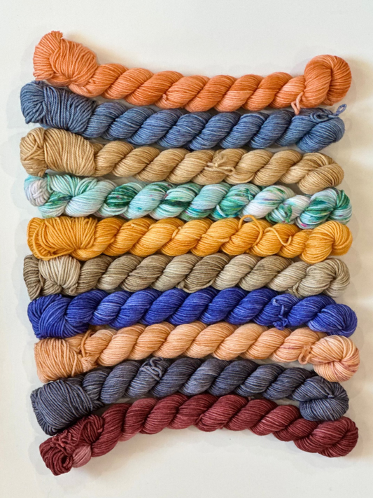 Rainbow Bridge Bright Mini Pack by Alexandra The Art of Yarn