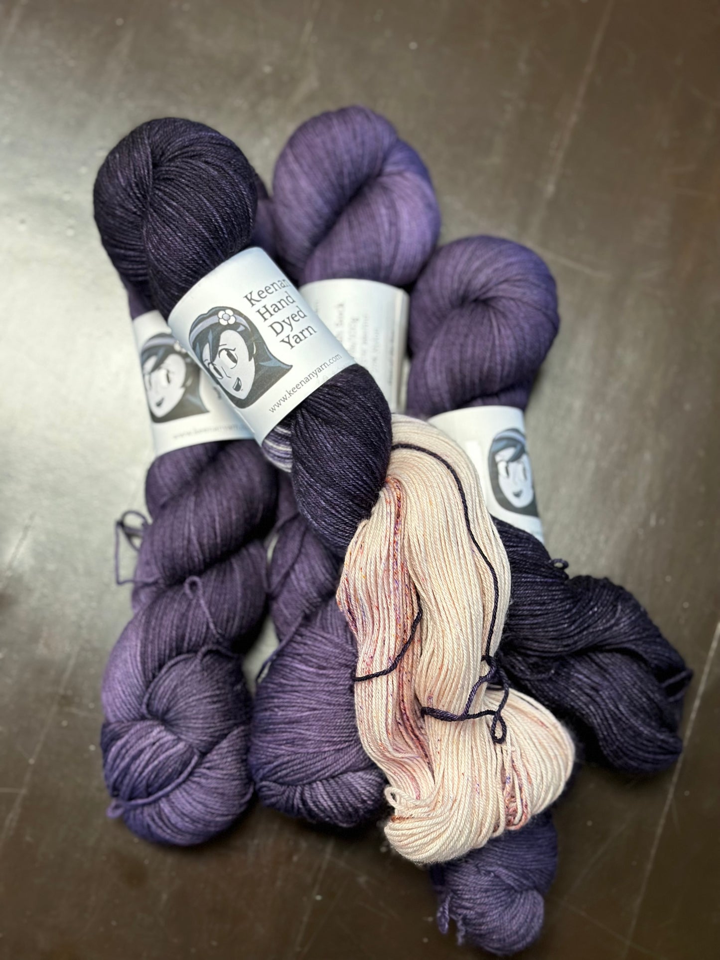 Murder of Crows by Dawn Barker with Keenan Superoverachiever Yarn