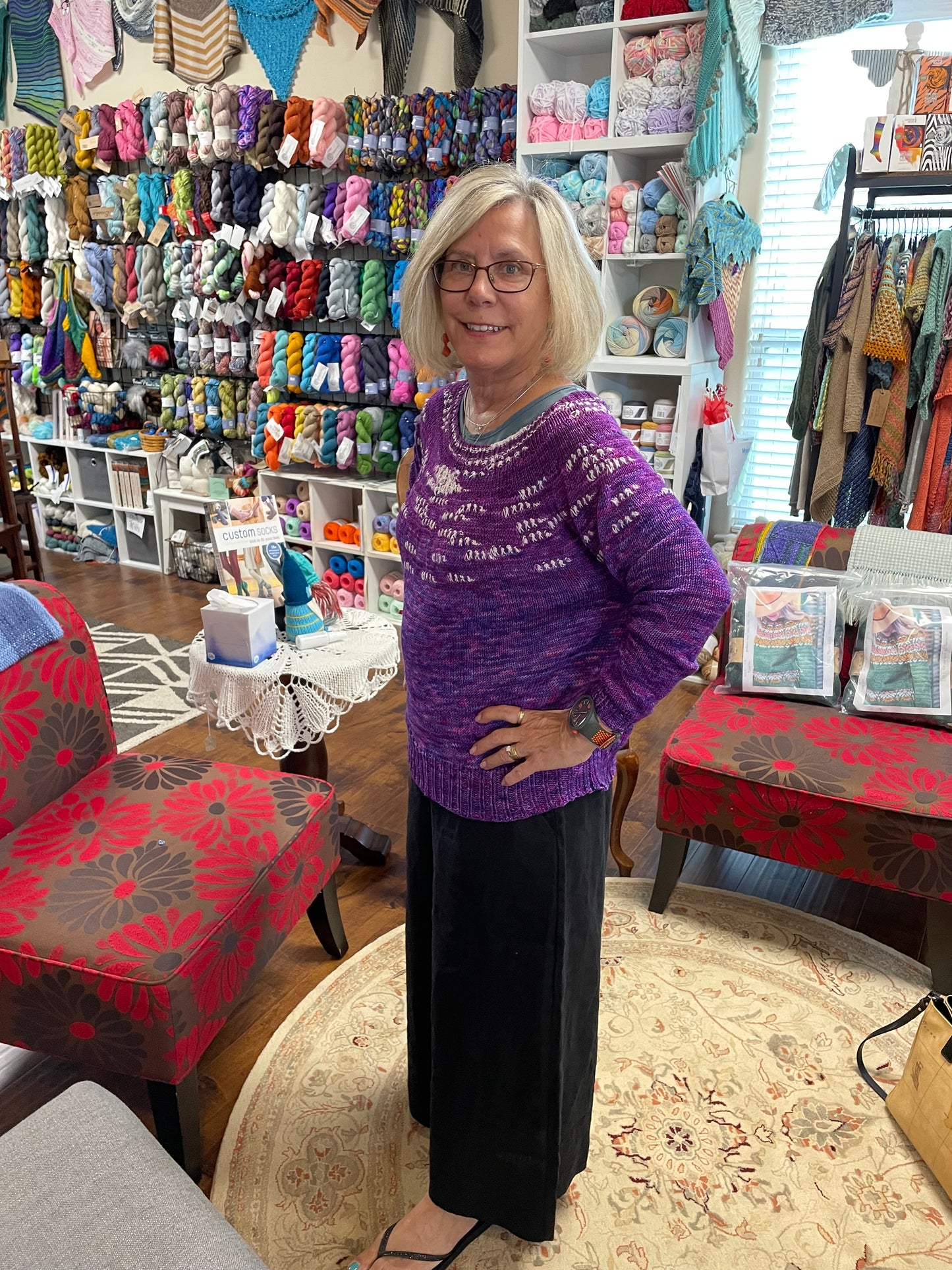 Murder of Crows by Dawn Barker with Keenan Superoverachiever Yarn