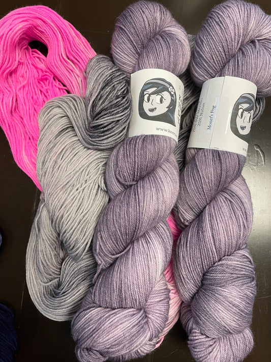 Murder of Crows by Dawn Barker with Keenan Superoverachiever Yarn