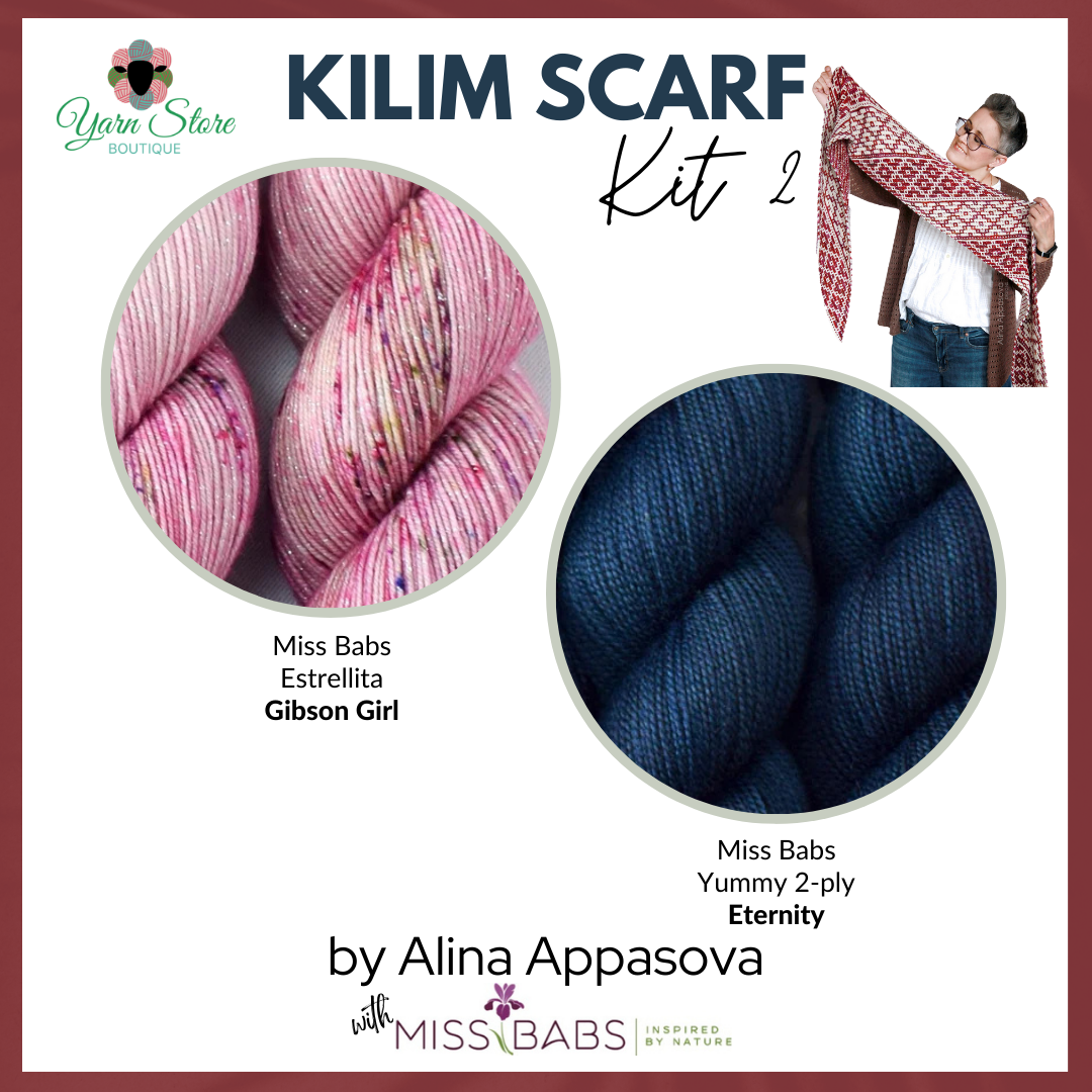 Kilim Scarf Kit - Featuring Miss Babs Yarn