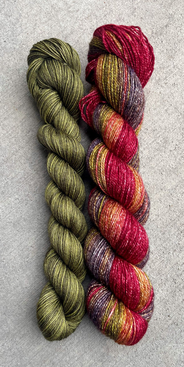 Striata Cowl Kit by Polka Dot Sheep