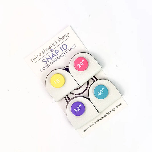 Snap ID Cord Organizer Tags by Twice Sheared Sheep