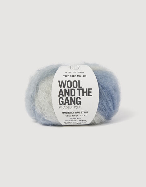 Take Care Mohair Stripe by Wool and the Gang