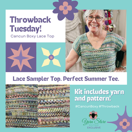 Throwback Tuesday Cancun Boxy Lace Top