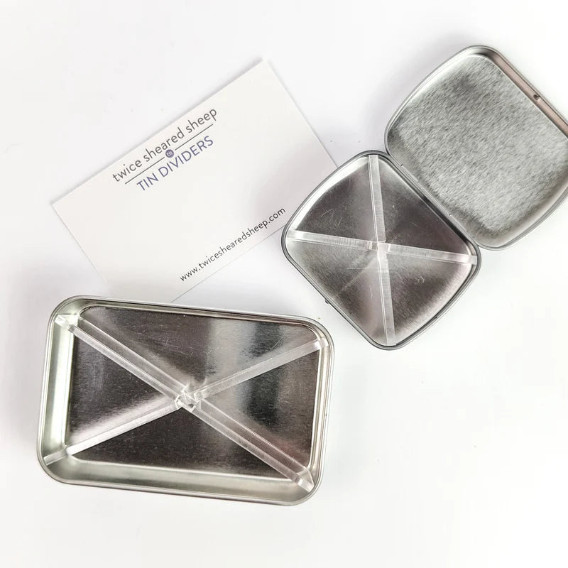 Stitch Marker Storage Tin Dividers by Twice Sheared Sheep