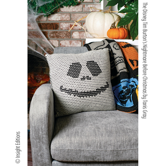 Jack Skellington Pillow designed by Alina Appasova from the book "The Nightmare Before Christmas" by Tanis Gray