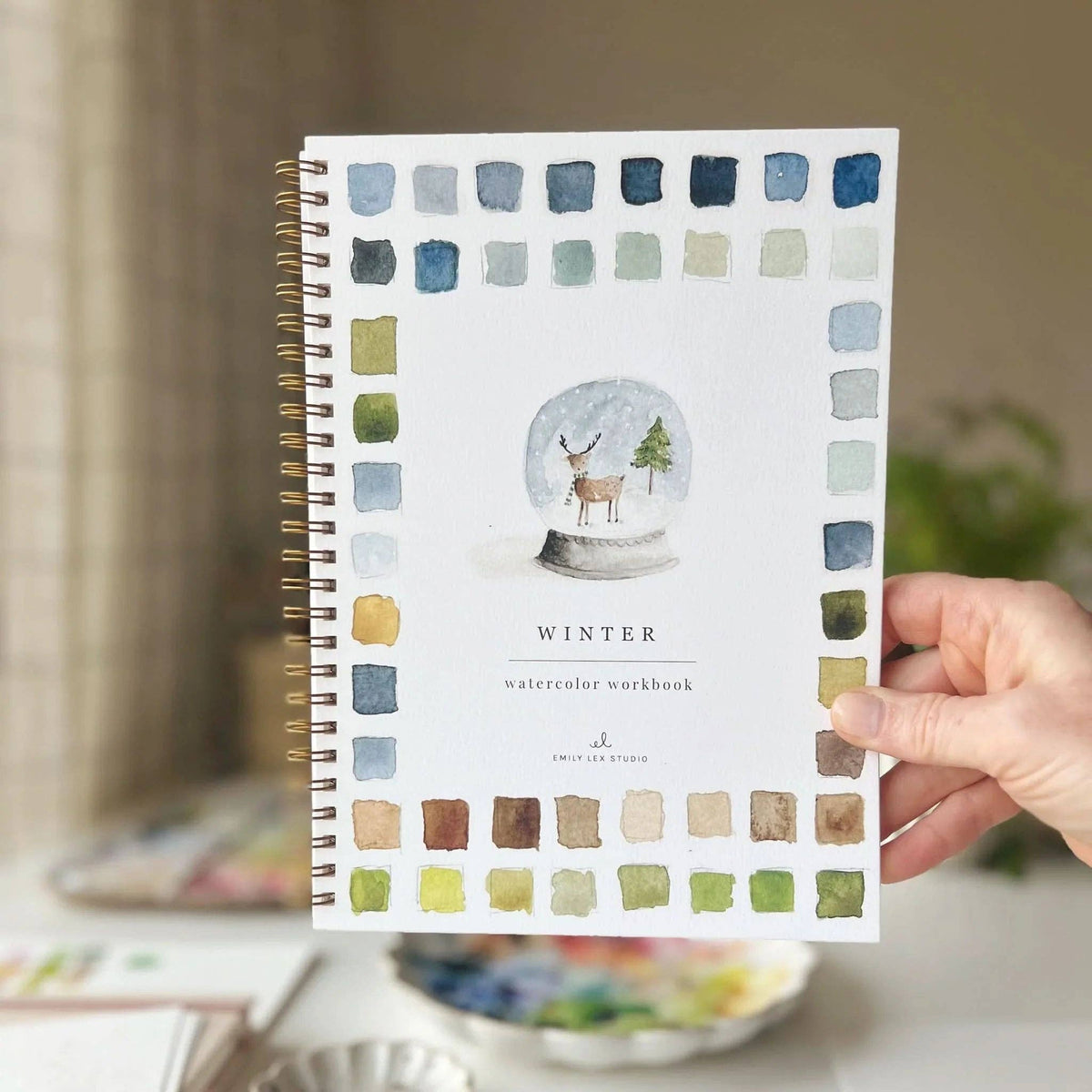 Winter Watercolor Workbook by Emily Lux