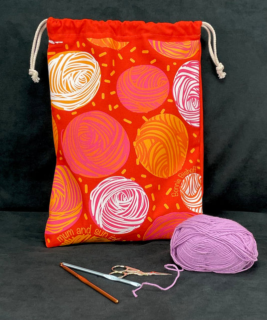 Drawstring Project Bag by Bonnie Bishoff