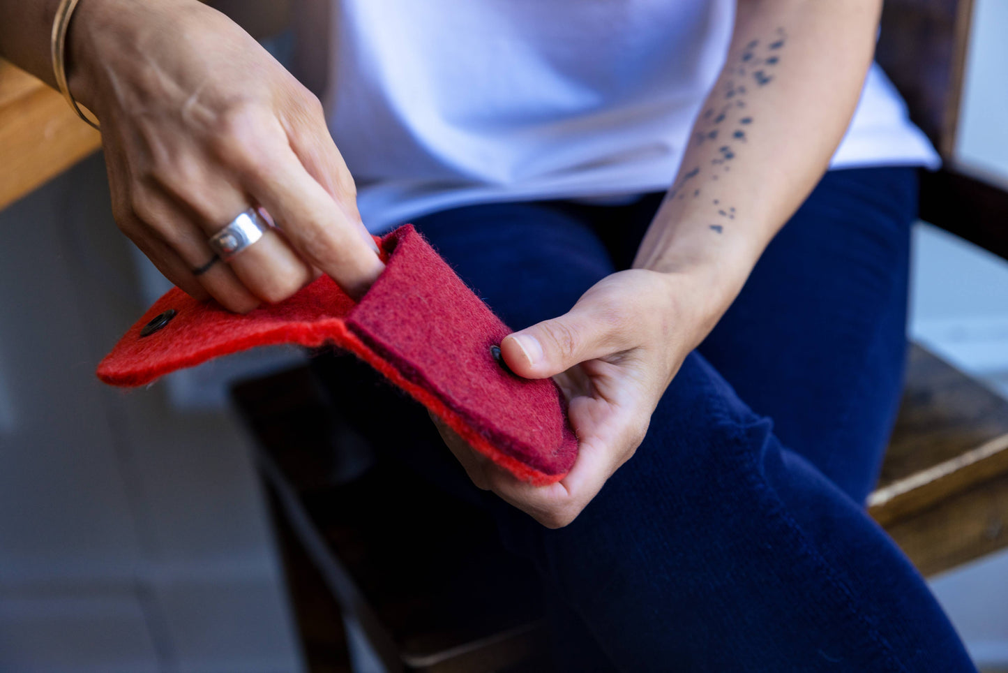 The Curve - Mini Organizer Pouch - Fibres of Life