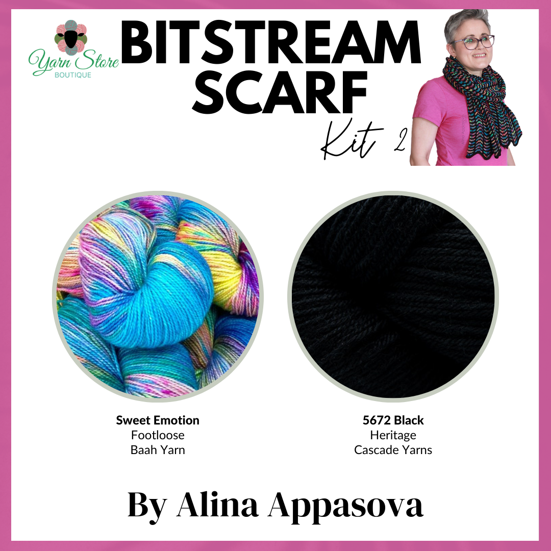 Bitstream Scarf Kit by Alina Appasova