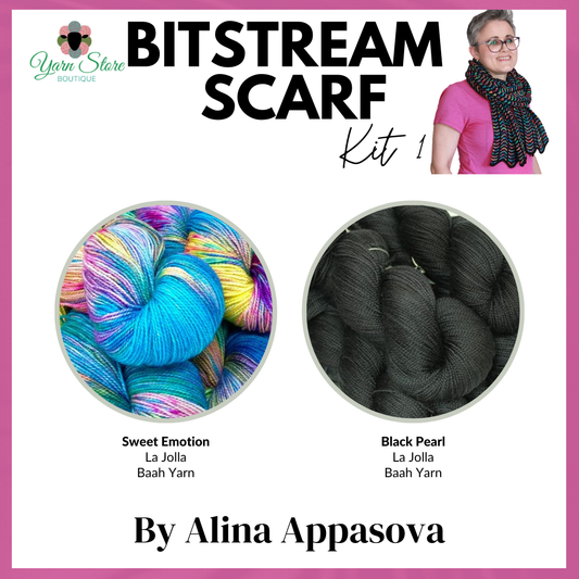 Bitstream Scarf Kit by Alina Appasova