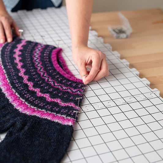 How to Block your Knitting or Crochet Workshop