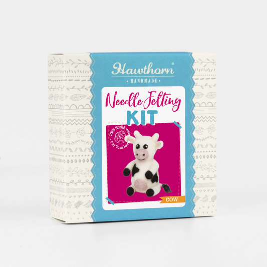 Cow Mini Needle Felting Kit | Complete Craft Kit