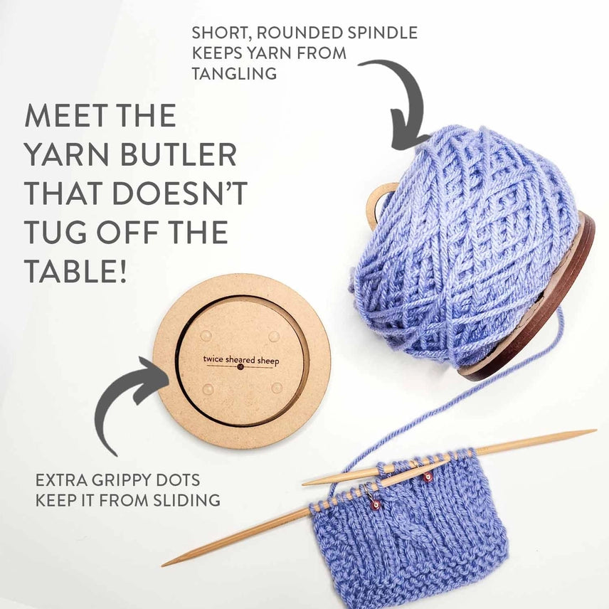 Yarn To Go Carousel – Portable Yarn Butler (No Wrist Strap) by Twice Sheared Sheep