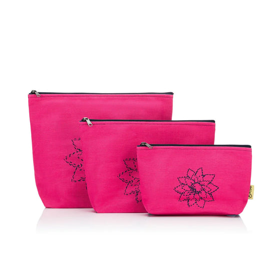 Della Q Linen Mesh & Zip