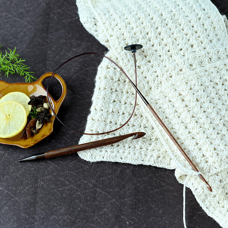 Ginger Tunisian Crochet Hooks by Knit Pro