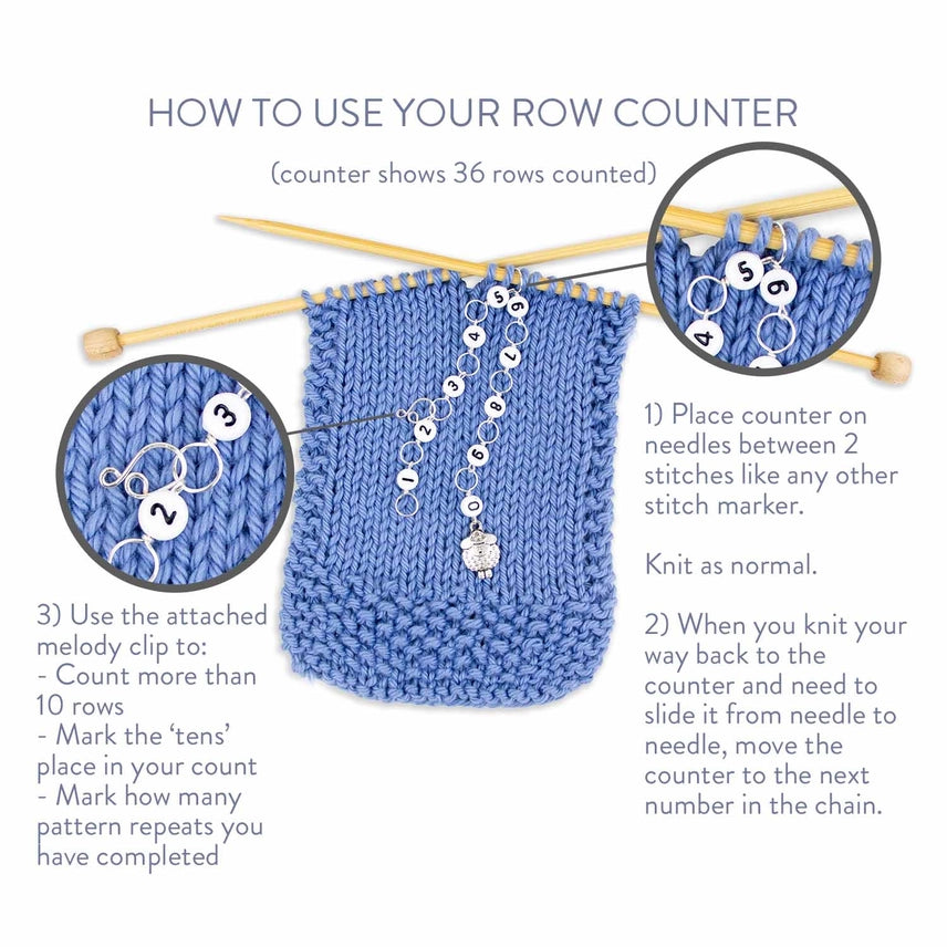 Snag Free Row Counter by Twice Sheared Sheep