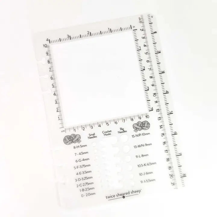 Project Journal Gauge Square Book Mark by Twice Sheared Sheep