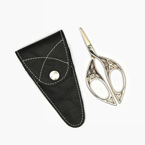 Lantern Moon Scissor with Genuine Leather Case