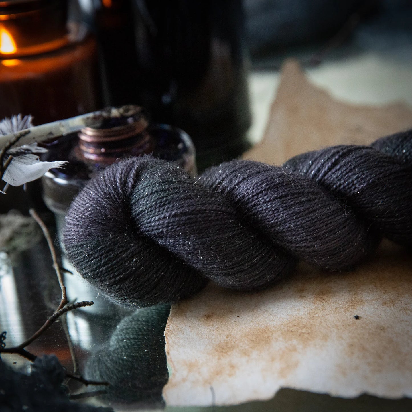 Sparkle Fingering by Bad Sheep Yarn