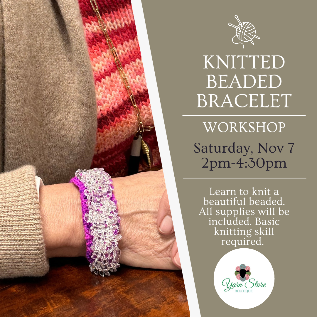 Knitted Beaded Bracelet Workshop
